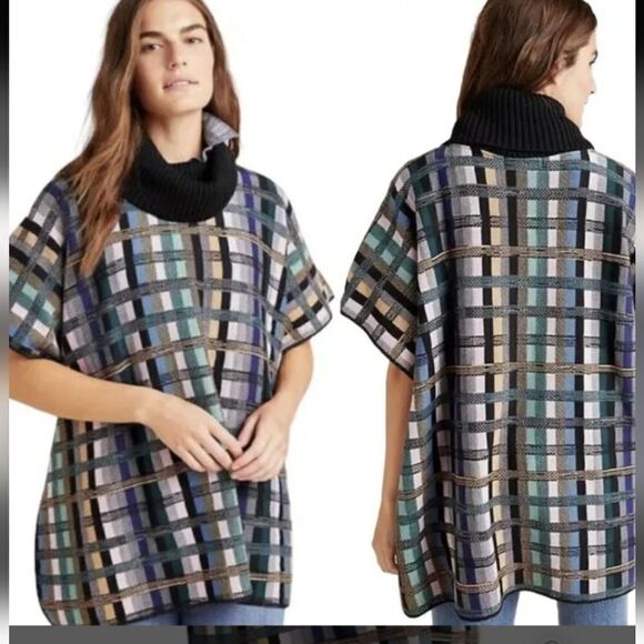 Anthropologie AldoMartins Gracie Poncho Sweater  M/L - Picture 1 of 9